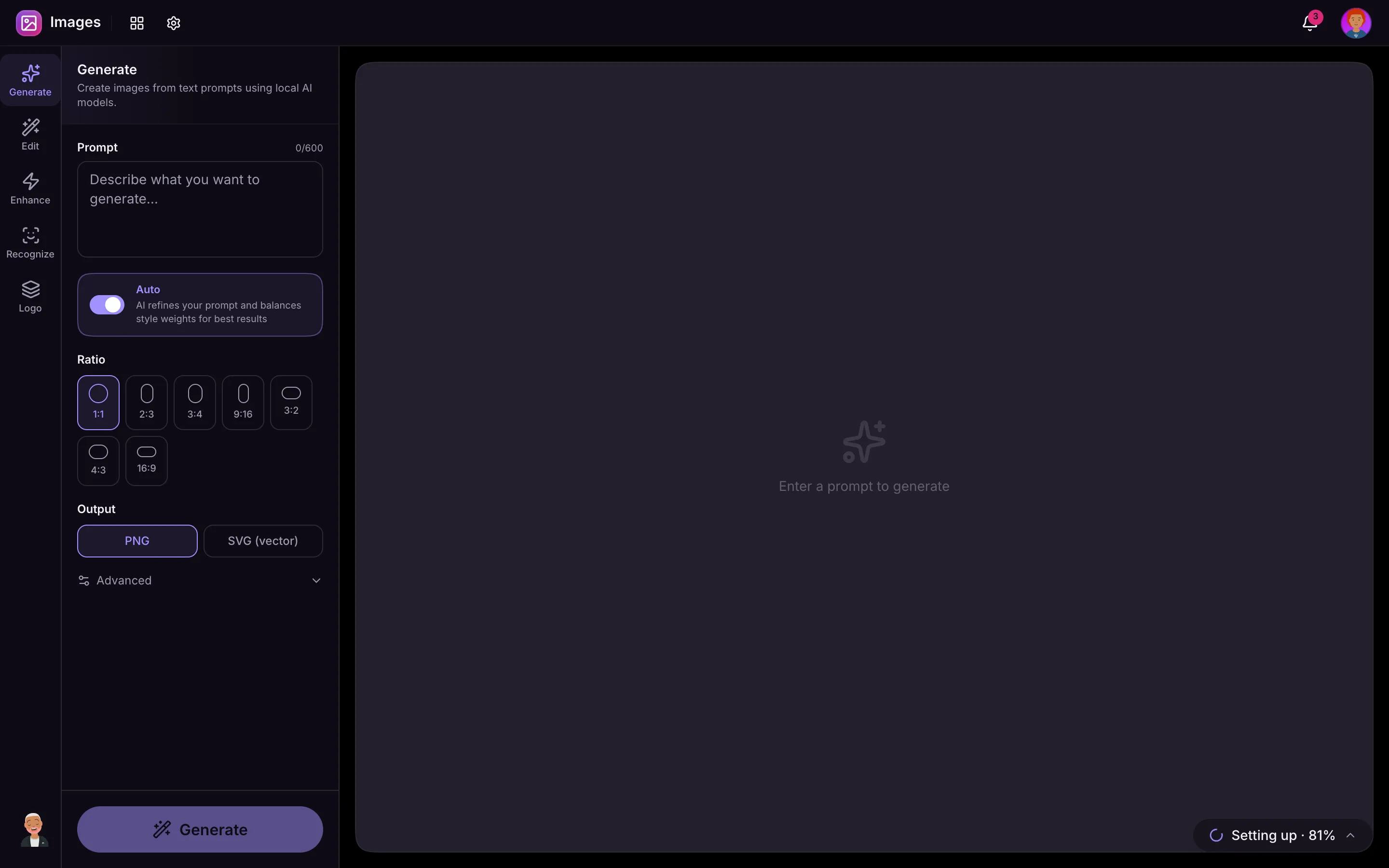 Creating images on your own hardware